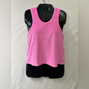 Araminta James Terry Cloth Tank Top in Candy Pink